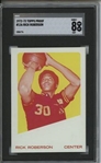 1972 Topps #126 Rick Roberson 9 card progressive proof.